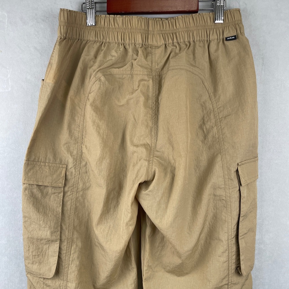 PrAna Womens Crossback Pant 2064521 Nomad Tan Recycled Nylon Cargo Joggers S RG - Picture 5 of 11